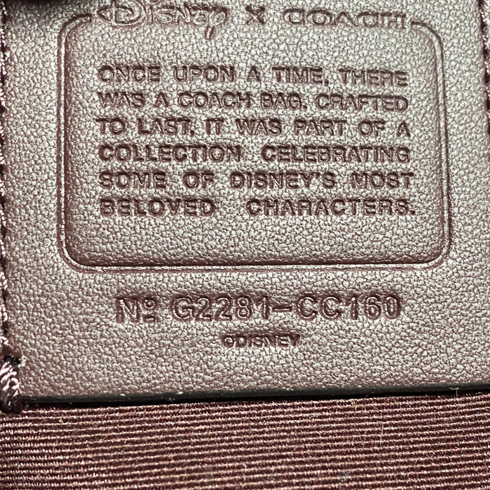 *Last Price Drop* NWT Coach Disney Black Ursula Little Mermaid Tote - Picture 5 of 13